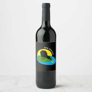 Kiwi - New Zealand Bird & Bro Travel (Wine/Labels) Wine Label