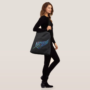KIWI NEW ZEALAND FERN PAUA CROSSBODY BAG