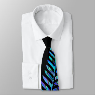 KIWI NEW ZEALAND FERN PAUA TIE