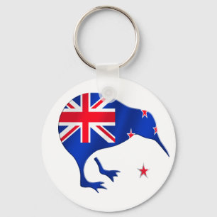 kiwi New Zealand flag soccer football gifts Keychain