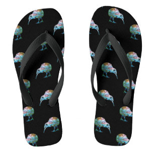 KIWI NEW ZEALAND KIWI PAUA JANDALS FLIP FLOPS