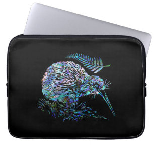 KIWI NEW ZEALAND PAUA LAPTOP SLEEVE