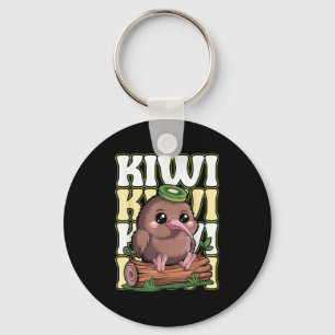 Kiwi New Zealand Quote For A Kiwi Bird Lover  Keychain