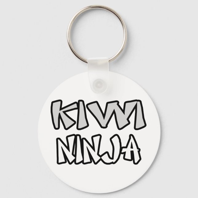 Kiwi Ninja Keychain (Front)