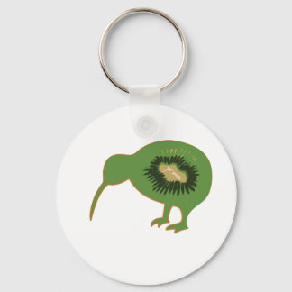kiwi nz kiwifruit keychain