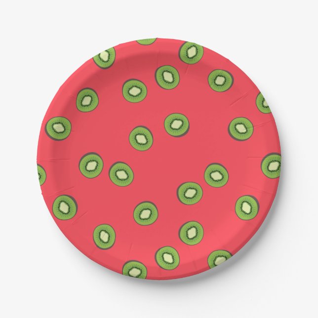 Kiwi Paper Plate (Front)