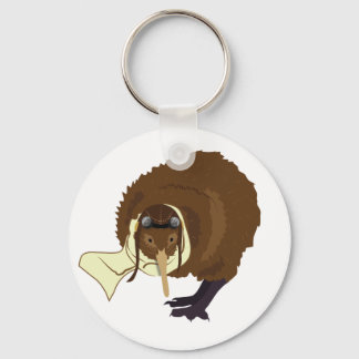 Kiwi Pilot Keychain