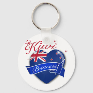 Kiwi Princess Keychain