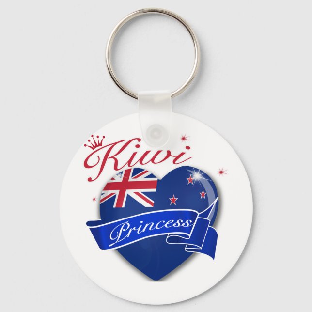 Kiwi Princess Keychain (Front)