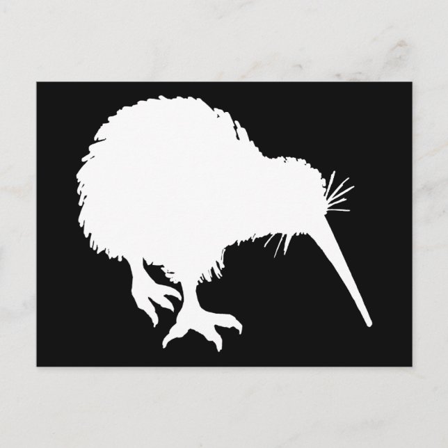 Kiwi Silhouette Postcard (Front)