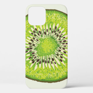 Kiwi Slice illustration pattern iPhone 12 Case
