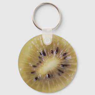 Kiwi slice keychain
