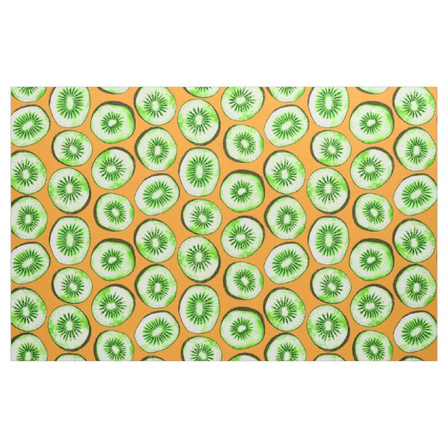 Kiwi slices fabric (Fat Quarter)