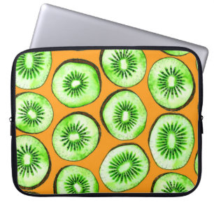 Kiwi slices laptop sleeve