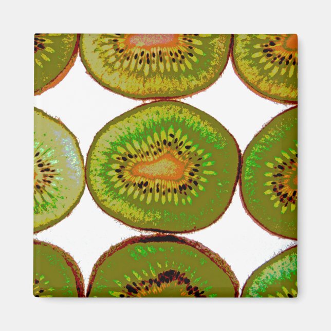 Kiwi slices magnet (Front)
