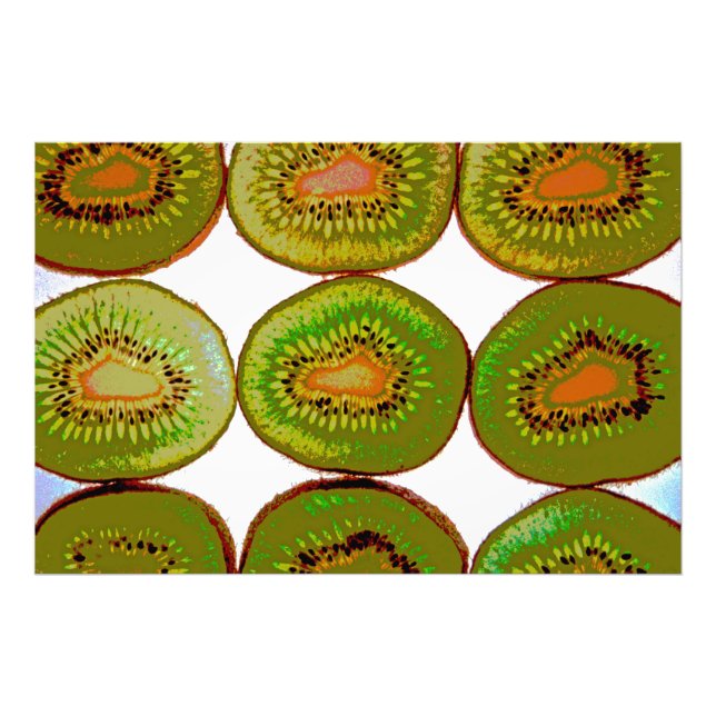 Kiwi slices photo print (Front)