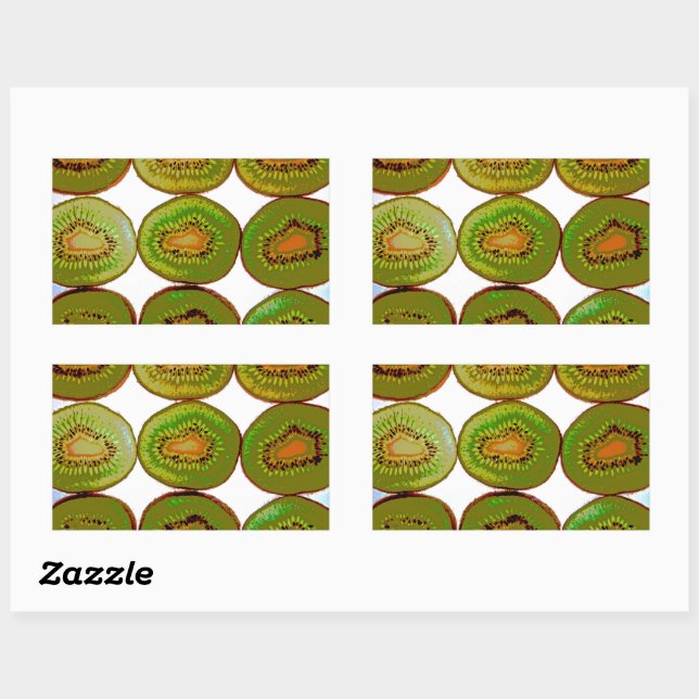 Kiwi slices sticker (Sheet)