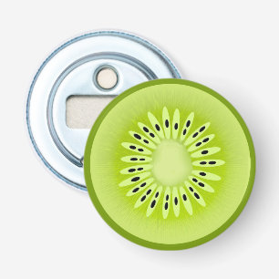 Kiwi Stylized Fruit Slice Bottle Opener