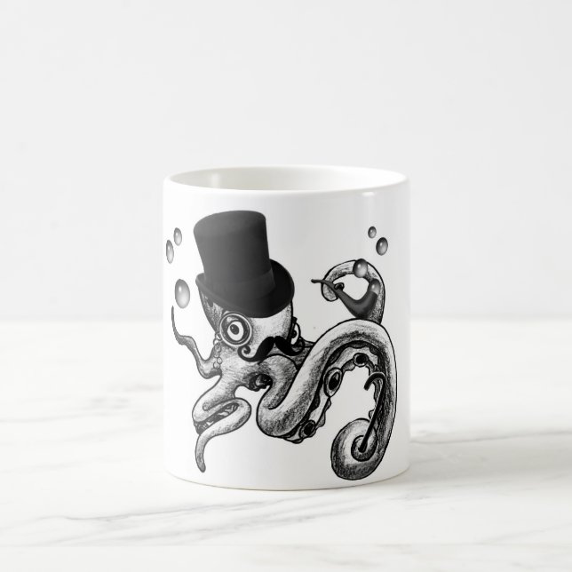 Kiwi the Fancy Octopus Coffee Mug (Center)