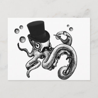 Kiwi the Fancy Octopus Postcard