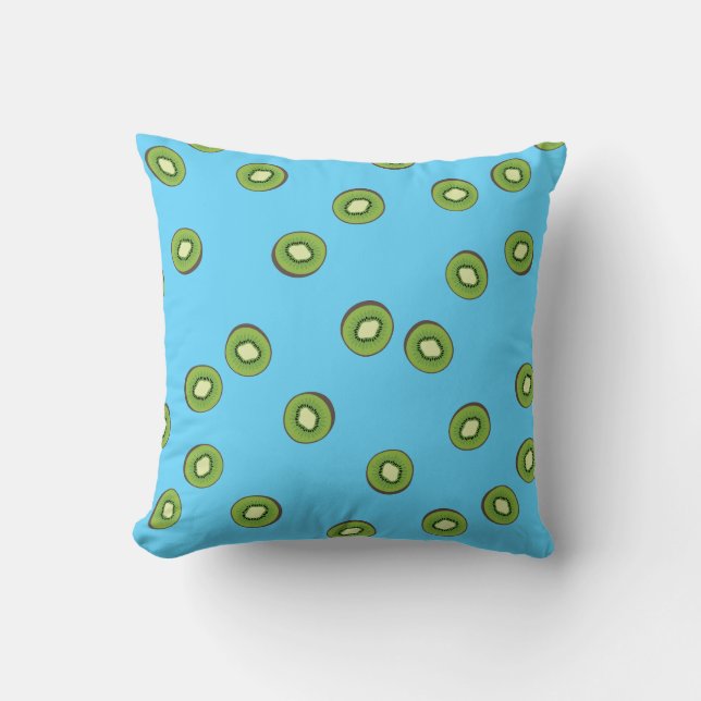 Kiwi Throw Pillow (Front)