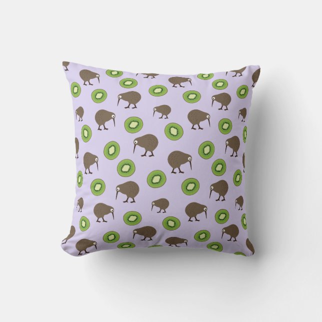 Kiwi Throw Pillow (Front)