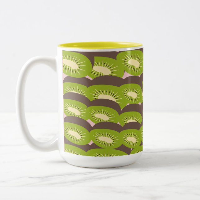 Kiwi Two-Tone Coffee Mug (Left)