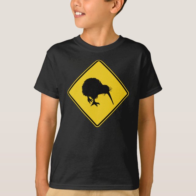 Kiwi Warning T-Shirt (Front)