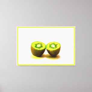 "Kiwifruit" Cute Photo. Buy Now Canvas Print