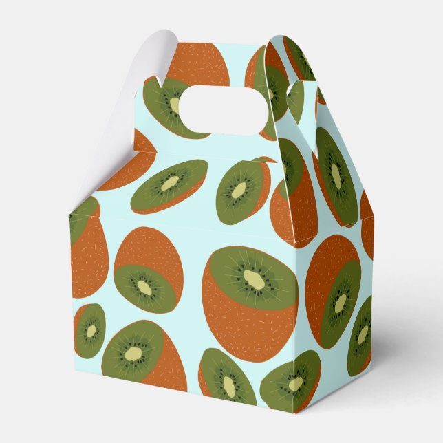 Kiwifruit Pattern Favor Box (Front Side)