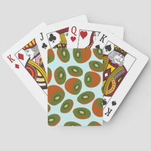 Kiwifruit Pattern Playing Cards