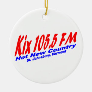 Kix 105.5 FM Ornament