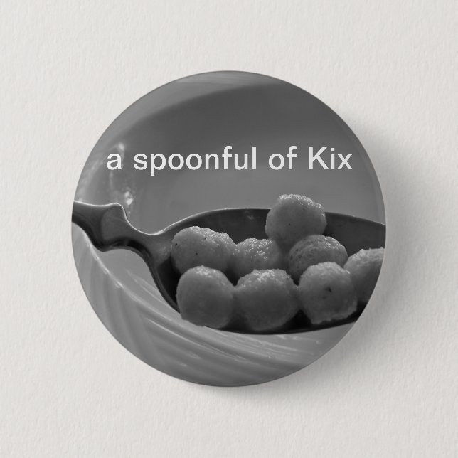 Kix cereal 2 inch round button (Front)