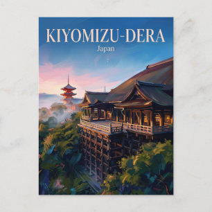 Kiyomizu-dera Temple Japan Postcard