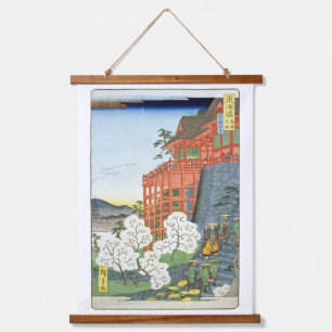 Kiyomizu-dera Temple, Kyoto, Hiroshige Hanging Tapestry