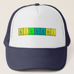 Kiyoshi periodic table name hat