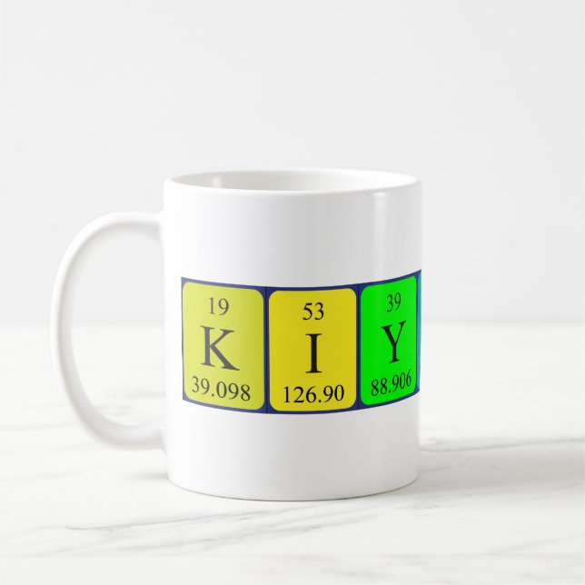 Kiyoshi périodique nom de table tasse (Gauche)