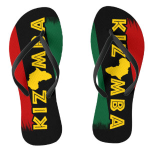 Kizomba African Flip Flops