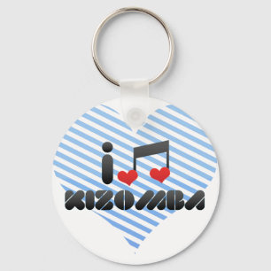 Kizomba fan keychain