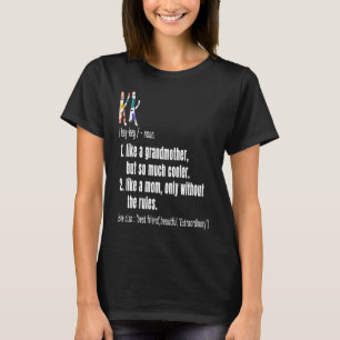 Kk Definition Mother's Day & Birthday  Grandmother T-Shirt