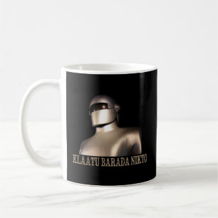 Klaatu Barada Nikto Robot Sifi Coffee Mug