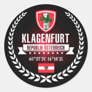 Klagenfurt Classic Round Sticker