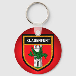 Klagenfurt Flag Keychain