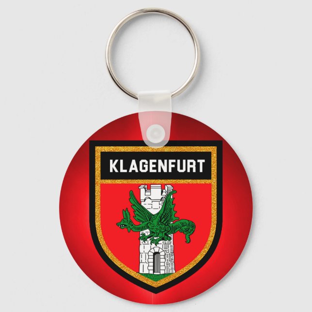 Klagenfurt Flag Keychain (Front)