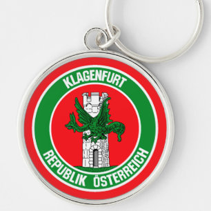 Klagenfurt Round Emblem Keychain