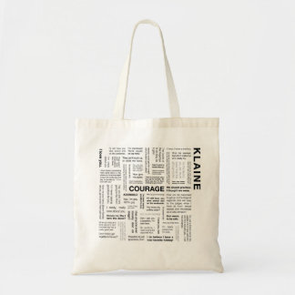 Klaine Quotes Tote Bag