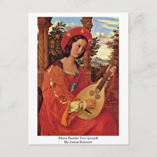 Klara Bianka Von Quandt By Julius Schnorr Postcard