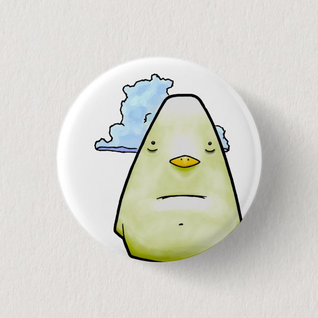 Klaus 1 Inch Round Button (Front)