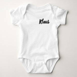 Klaus Baby Name, Bodysuit