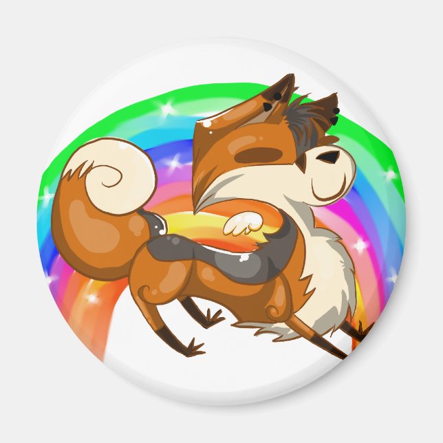 KlausFoxCuteMangnet Magnet (Front)